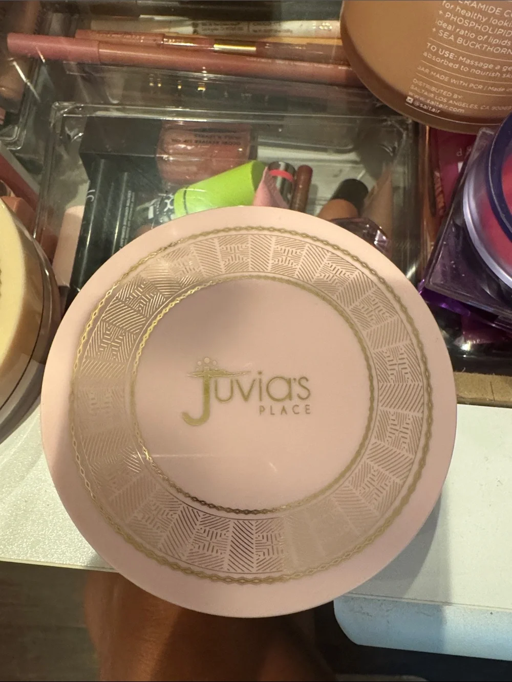 Juvia's Place Pink cotton candy setting powder